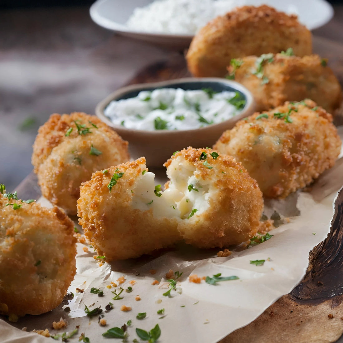Mozzarella Cheese Potato Balls