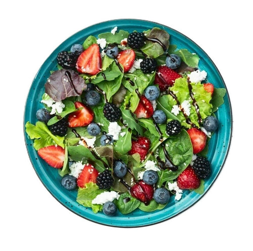 Blackberry with feta cheese Salad Salad bowls