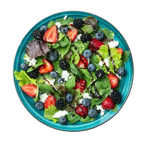 Blackberry with feta cheese Salad Salad bowls