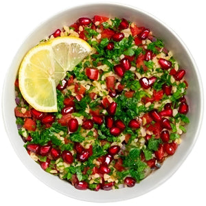 Taboola with pomegranate Salad bowls