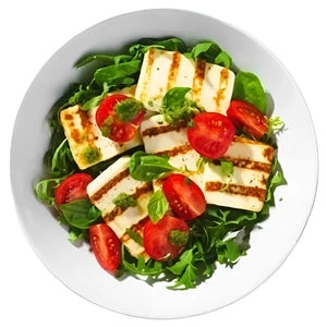 Grilled Haloumi Salad Salad bowls