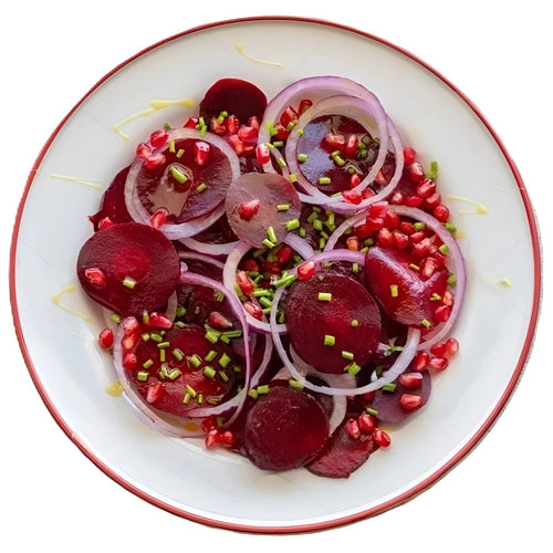 Beetroot with pomegranate salad