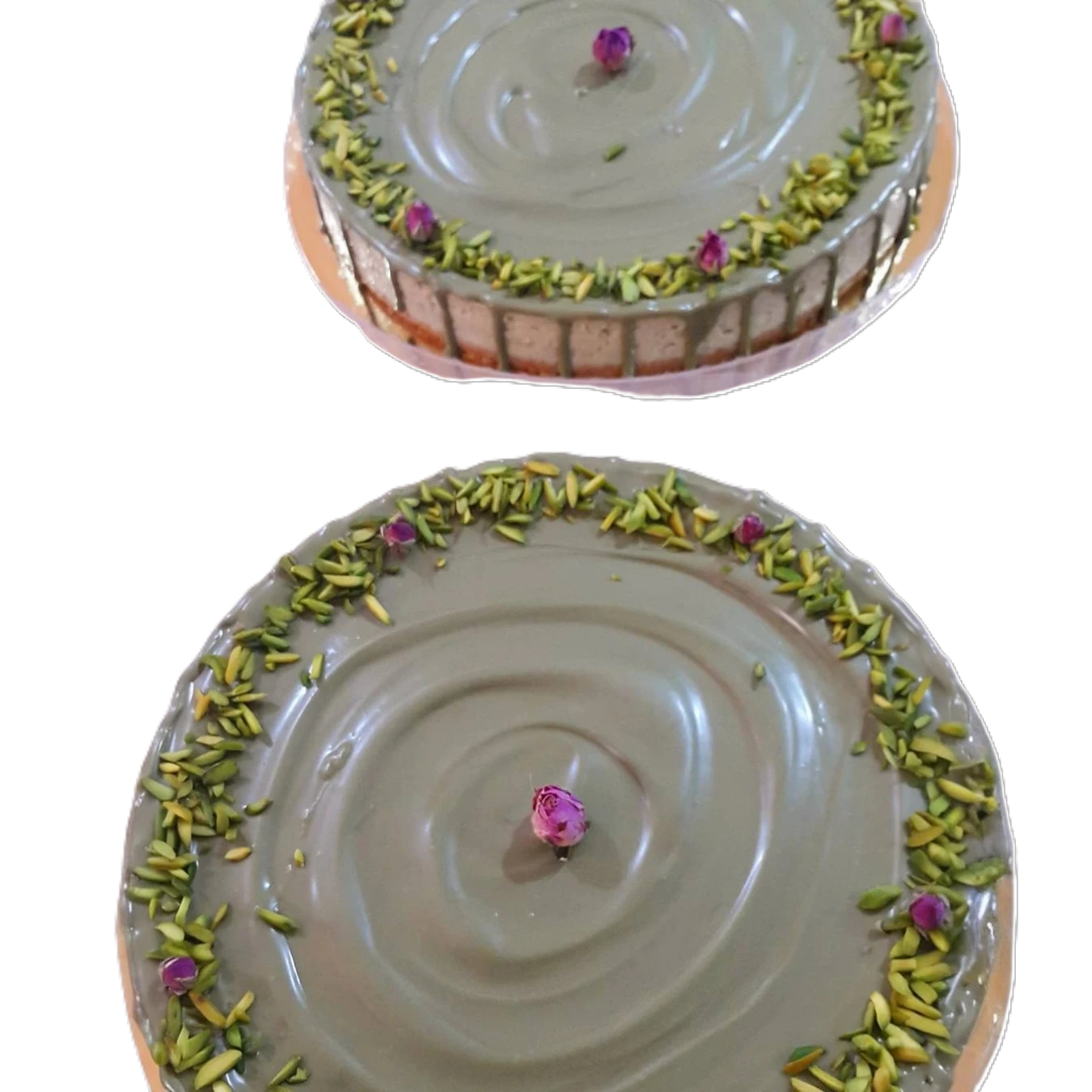 Pistachio cheesecake