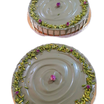 Pistachio cheesecake