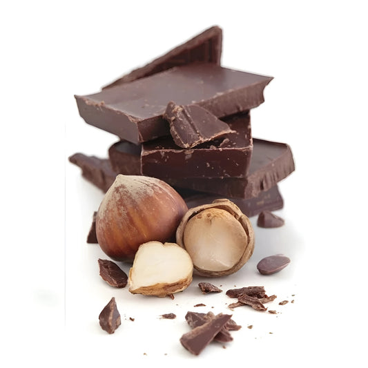 ألواح شوكولاتة البندق