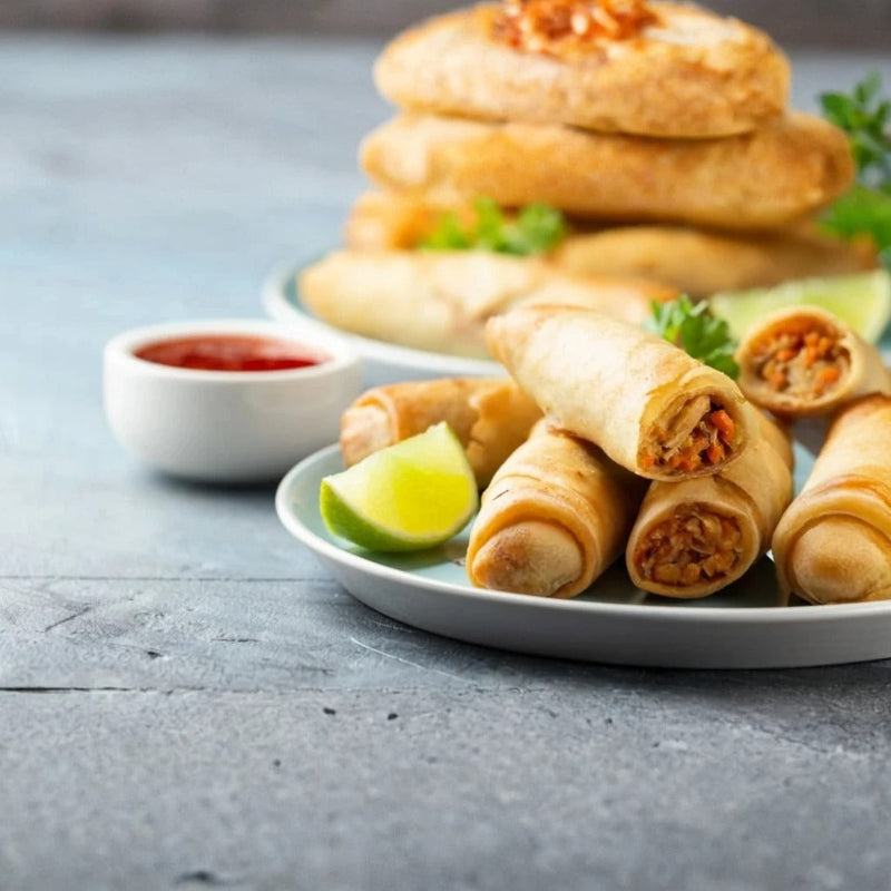 Vegetarian Spring Roll Kitchen by Abeer