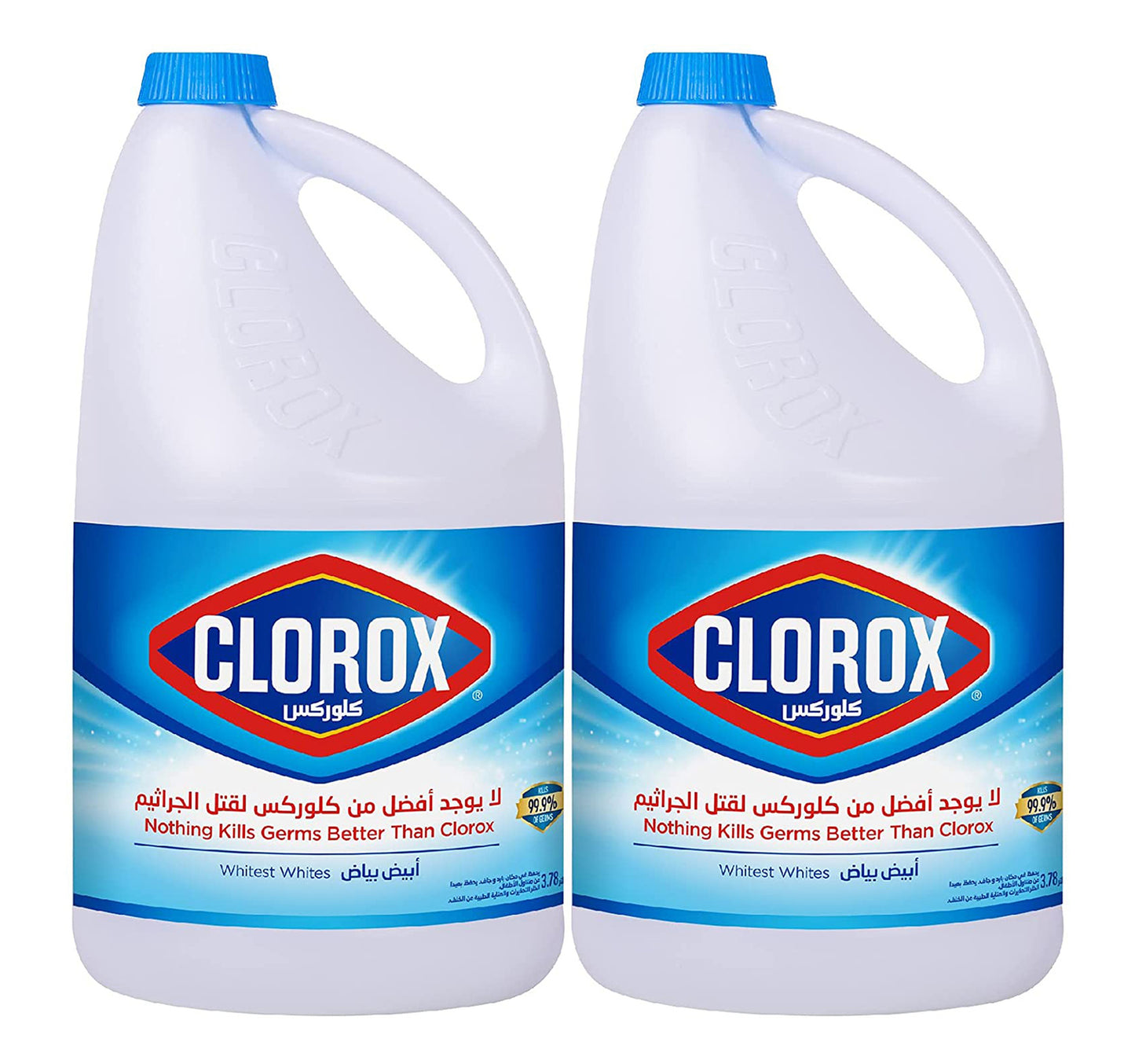 Clorox Liquid Bleach Original Value Pack 2 x 3.78 Litres