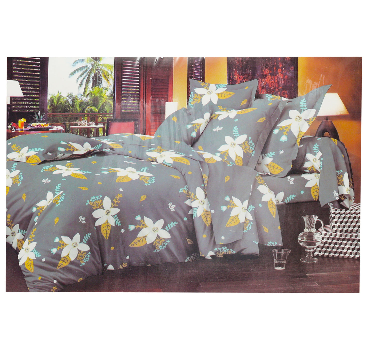 ملاءة سرير مابل ليف هوم 230 × 250 سم 5D متنوعة