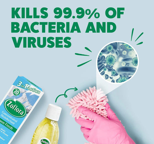 Zoflora Linen Fresh Linen Multipurpose Disinfectant Cleaner 800 ml