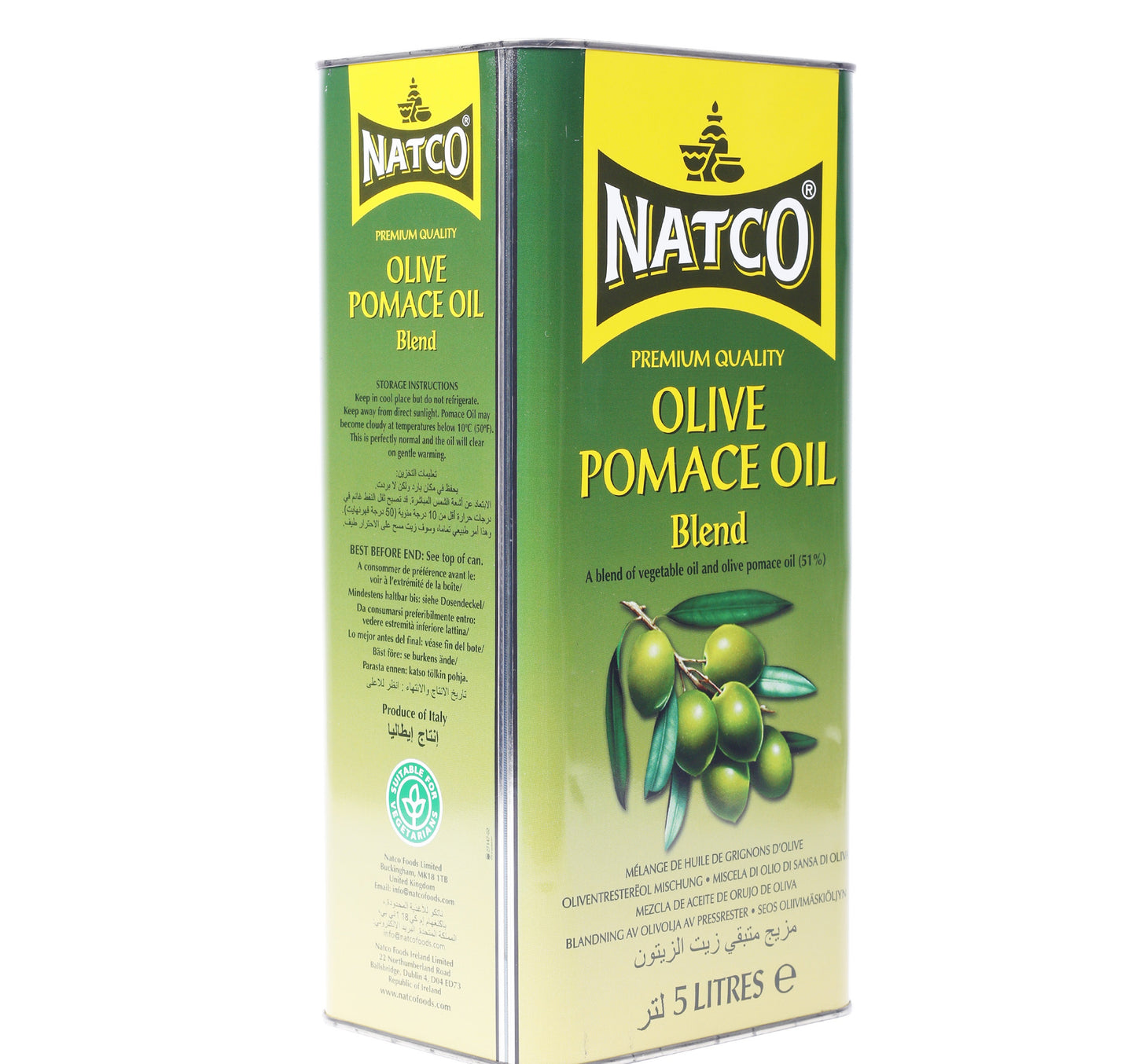 Natco Pomace Olive Oil 5 Litres