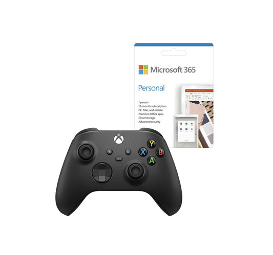 Xbox X Wireless Control + Microsoft Office 365 Personal