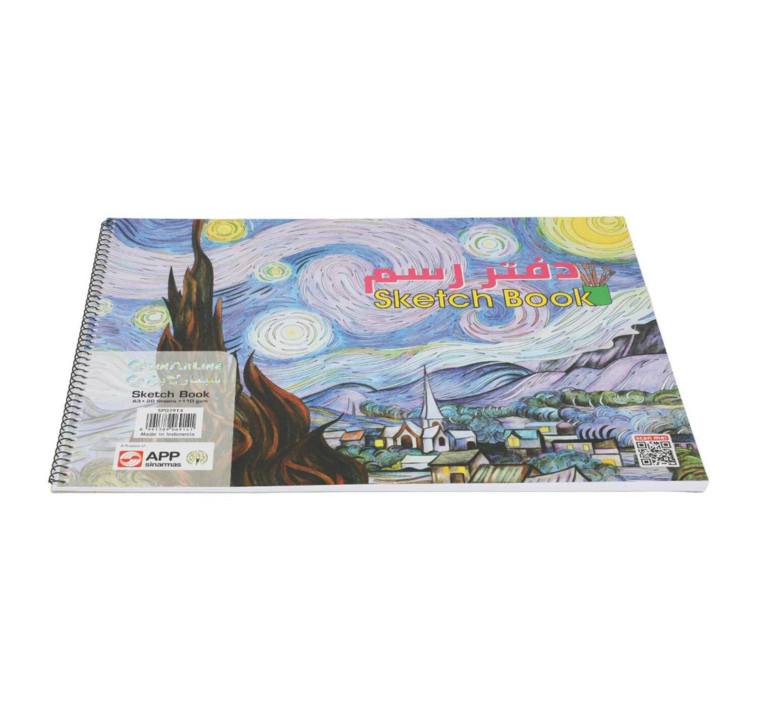 Sinar Line Drawing Book A3 1pc