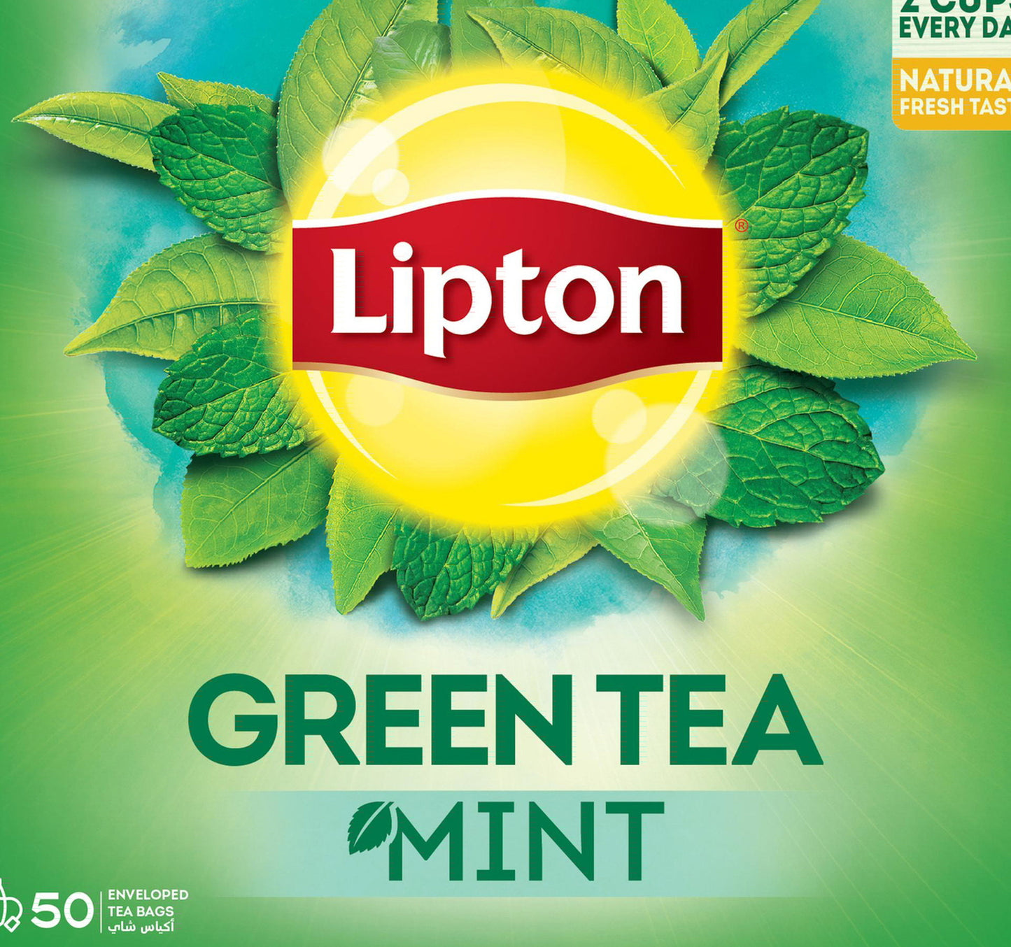 Lipton Green Tea Mint Value Pack 50 Teabags 65 g