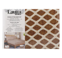 Laura Fitted Sheet 120 x 200cm Assorted Colors