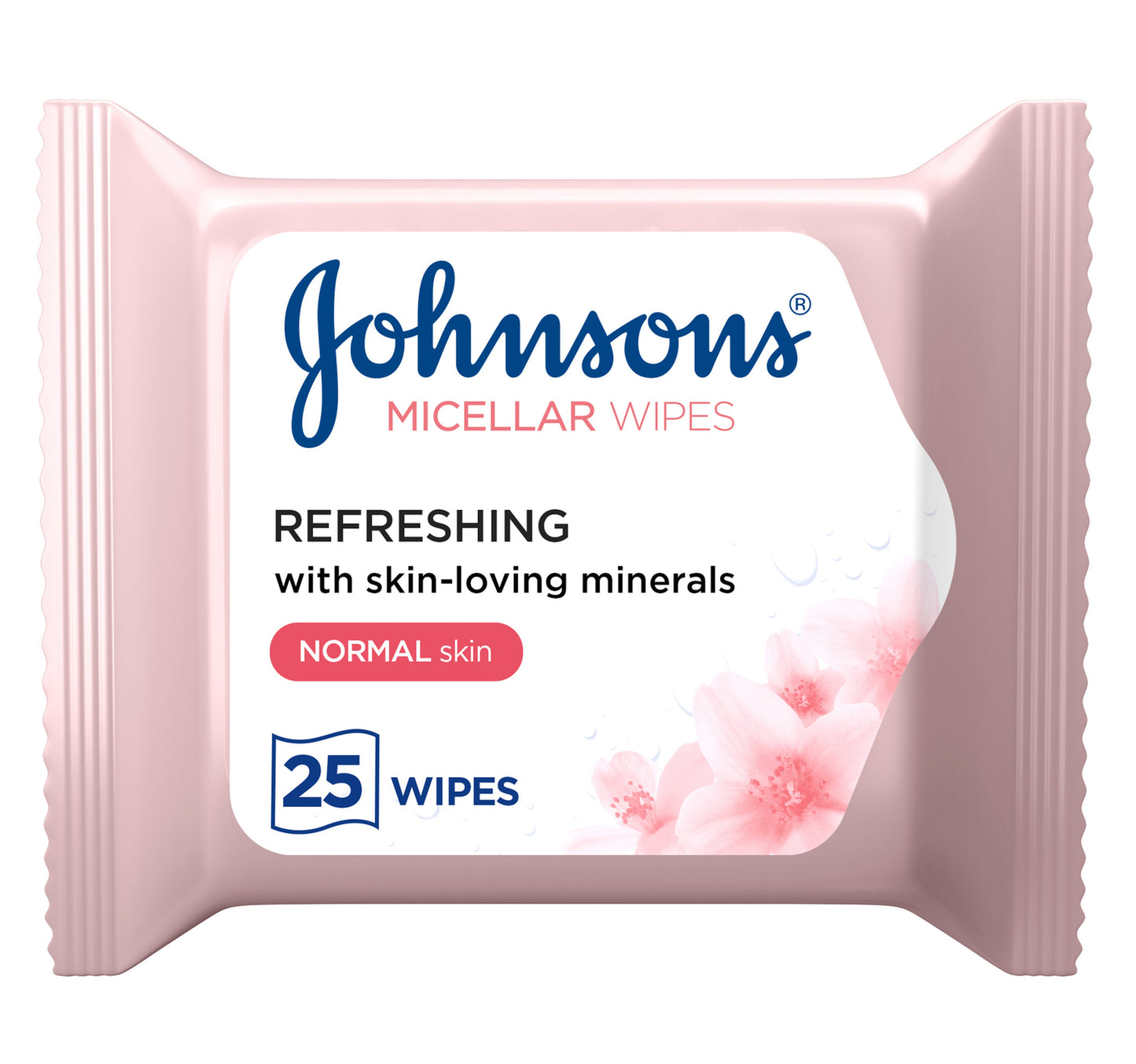 Johnson's Micellar Wipes Refreshing Normal Skin 25 pcs