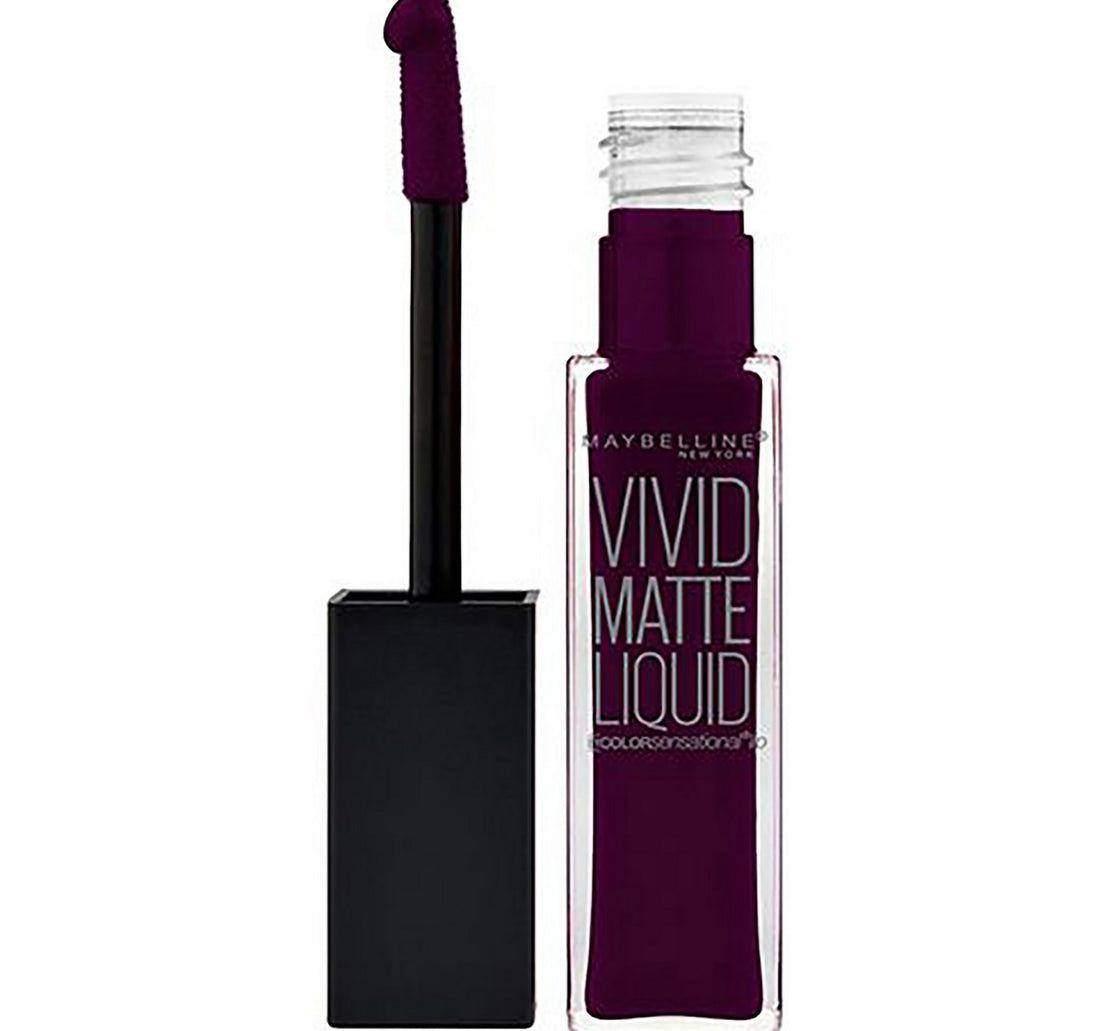 Maybelline Color Sensational Vivid Matte Lipstick 47 Deepest Plum 1pc