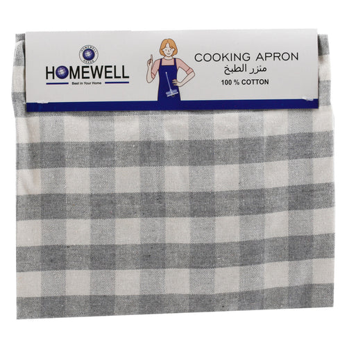 Homewell Maseer Cotton Kitchen Apron, 60 x 80 cm, Assorted