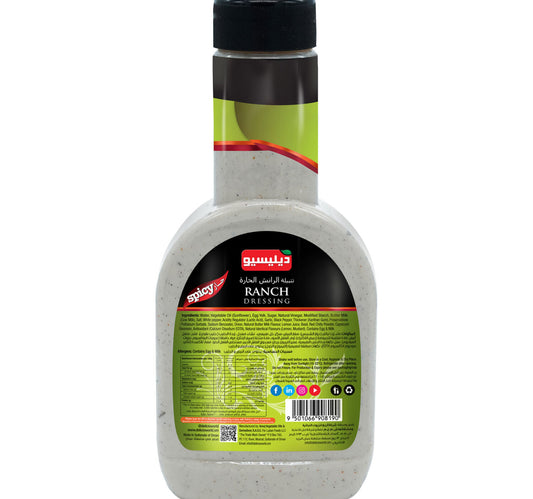 Delicio Spicy Ranch Dressing 267 ml