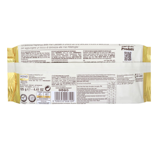 Matilde Vicenzi Millefoglie D'Italia Puff Pastry With Sugar 125 g
