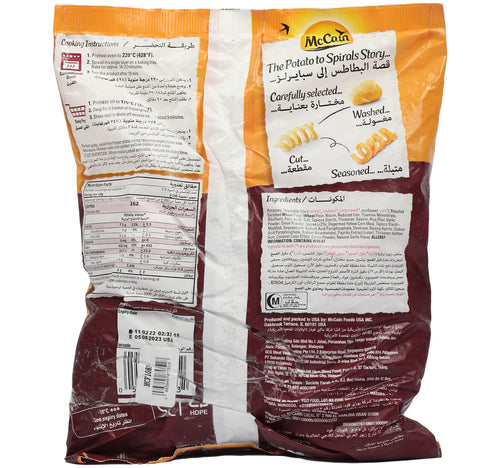 Mccain Seasoned Spirals Value Pack 2 x 750 g