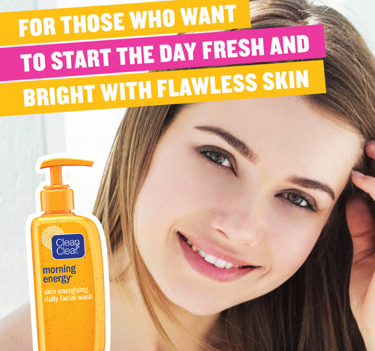 Clean & Clear Daily Facial Wash Morning Energy Skin Energising 150 ml