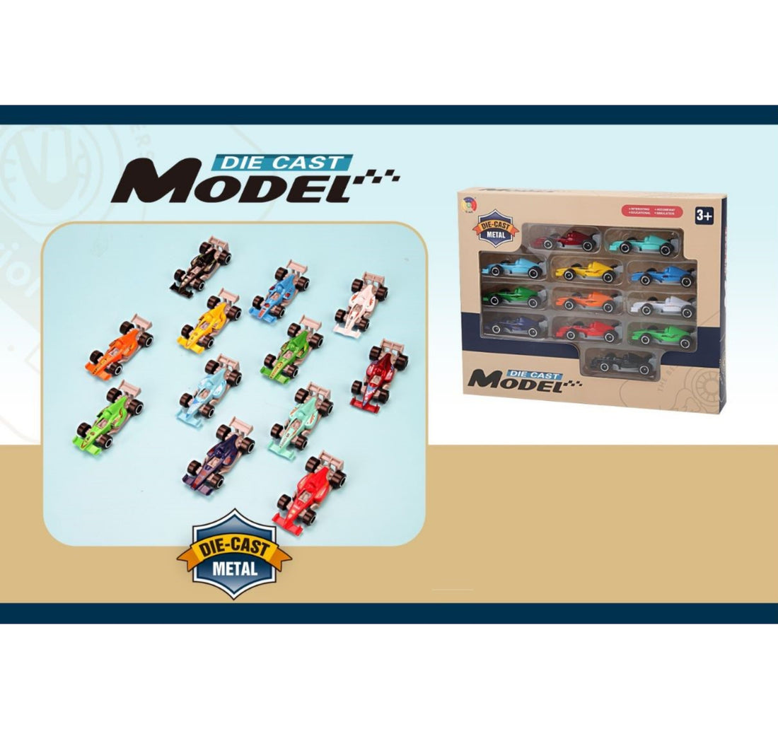 Dat F1 Diecast Model Car 12Pc Set G3388AD