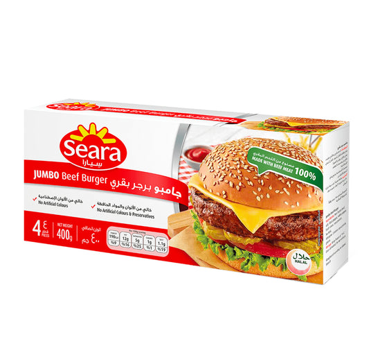 Seara Beef Burger Jumbo 4 pcs 400 g