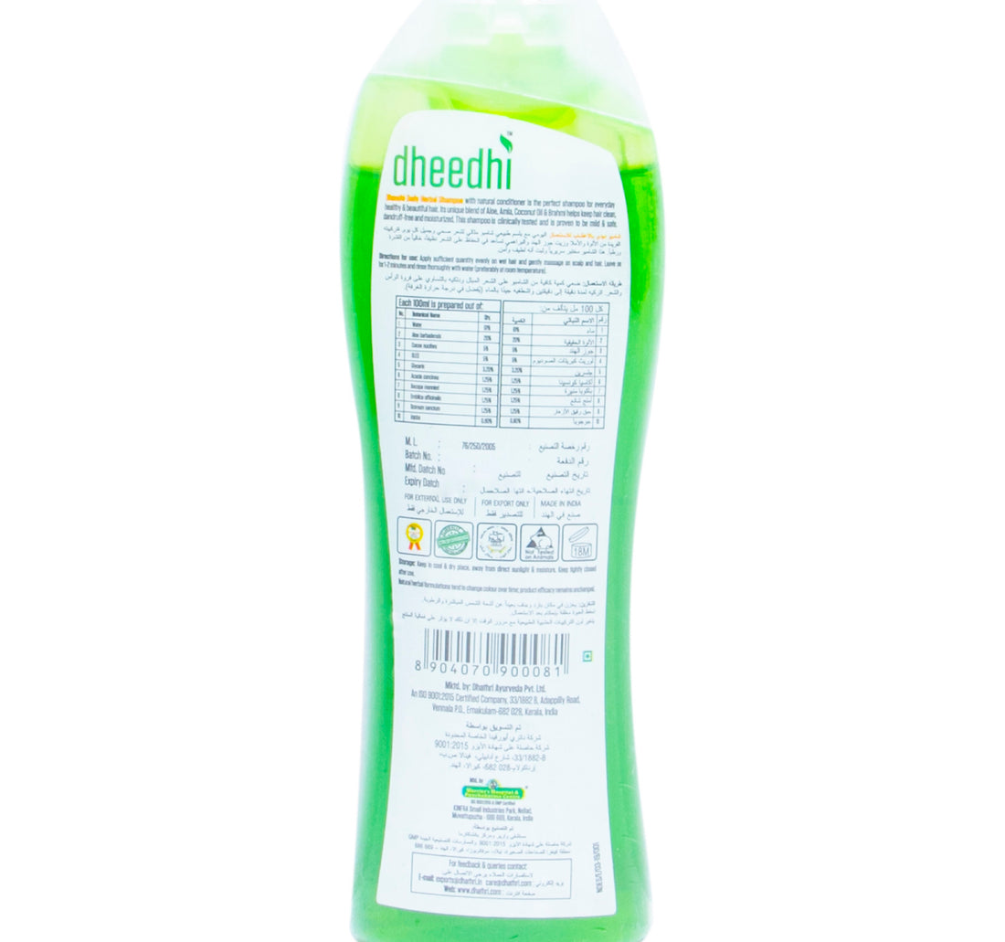 Dhathri Dheedhi Daily Herbal Shampoo 100 ml