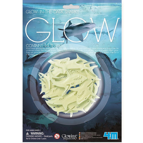 4M Glow InThe-Dark Sharks Glow, 05940