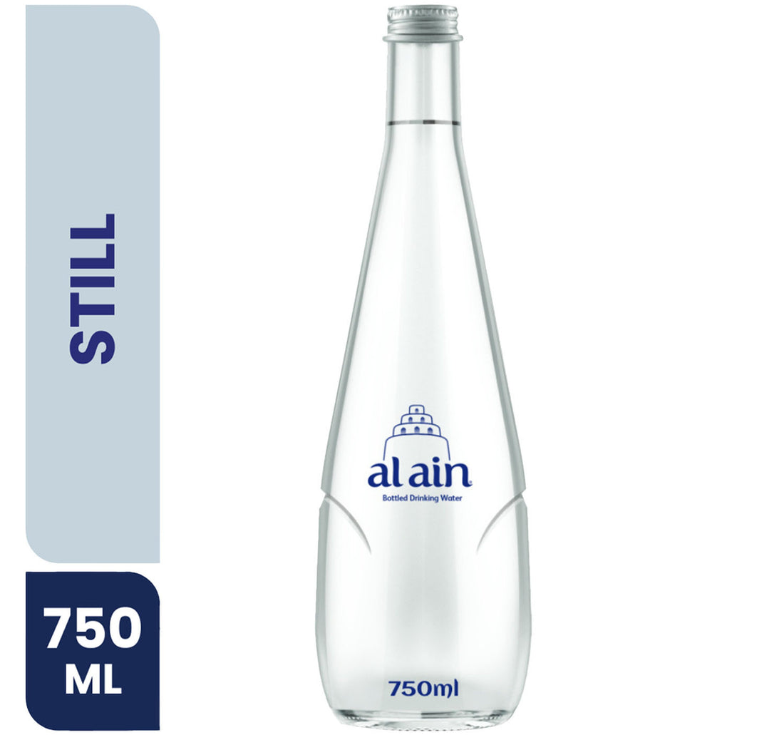 Al Ain Glass Bottle Drinking Water Low Sodium 750 ml