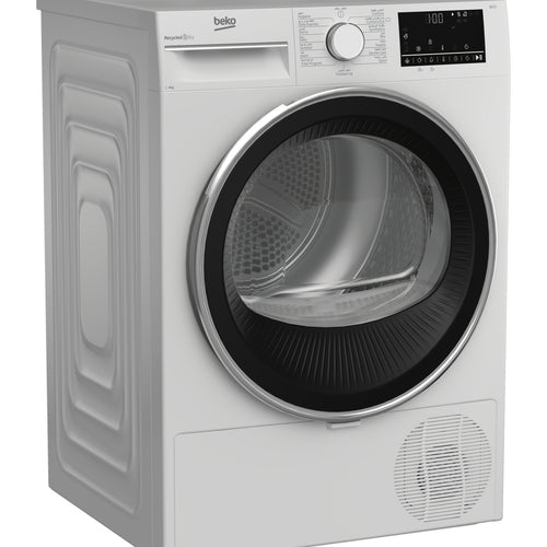 Beko Condenser Tumble Dryer, 15 Programmes, 9 kg, White, DC9W