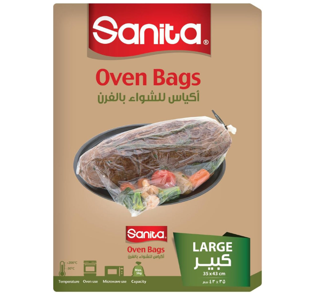 Sanita Oven Bags Large Size 35 x 43cm 5 pcs