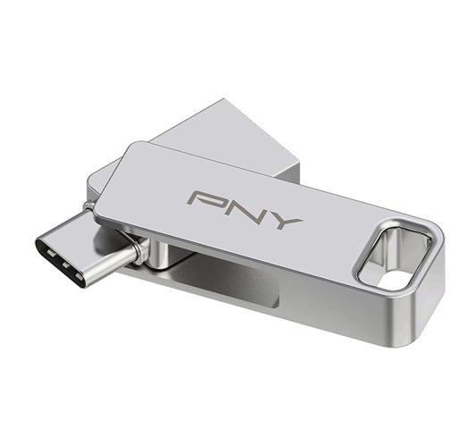 PNY DUO LINK 128 GB Dual Flash Drive, USB 3.2 Type-C