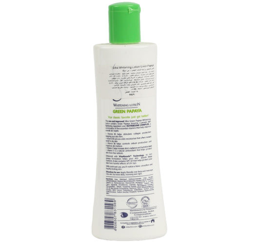 Silka Green Papaya Skin Whitening Lotion 200 ml