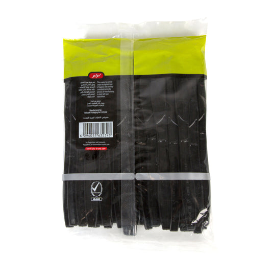 LuLu Plastic Knife Black 36 pcs