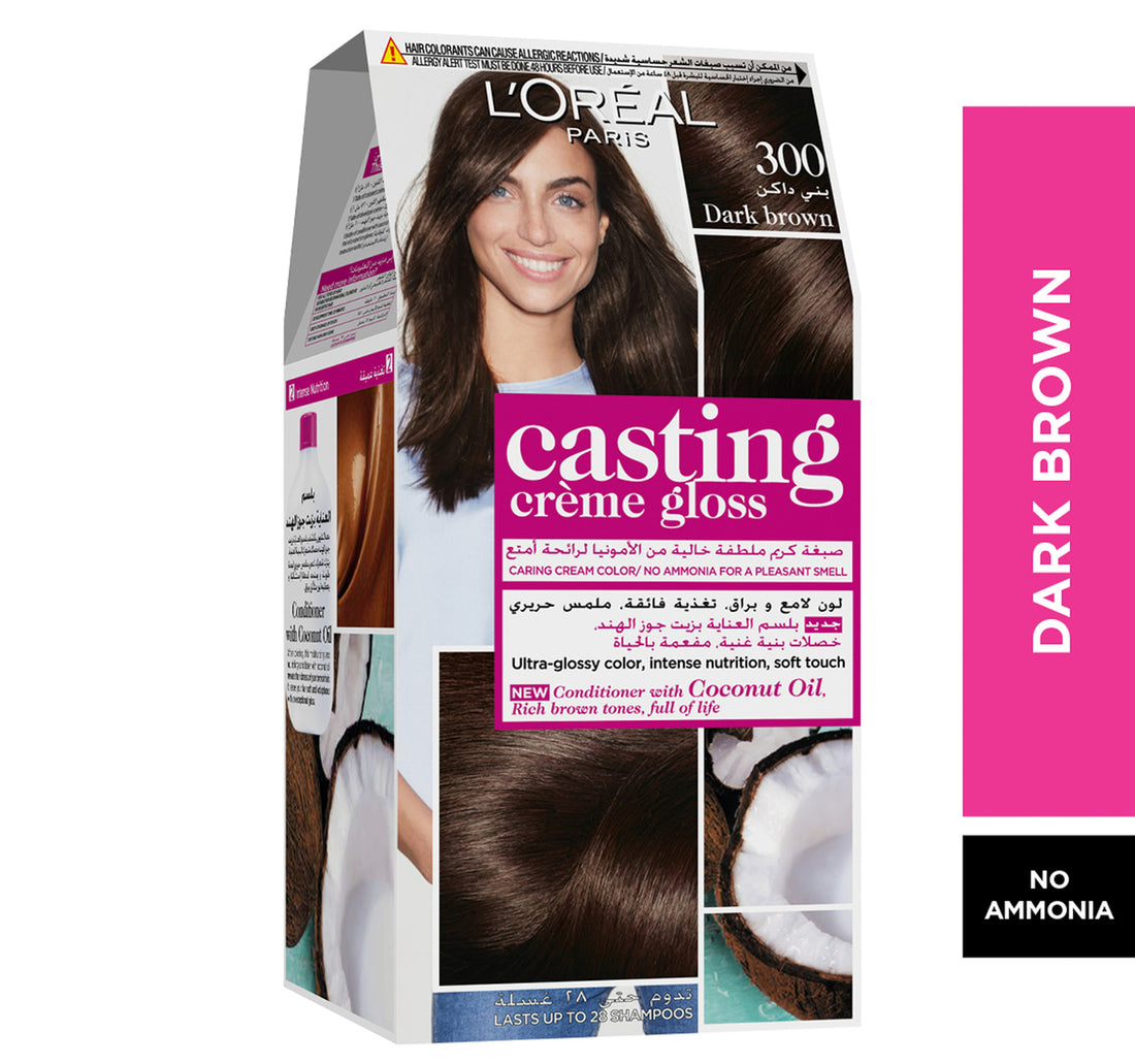 L'Oreal Paris Casting Creme 300 Gloss Dark Brown 1 pkt