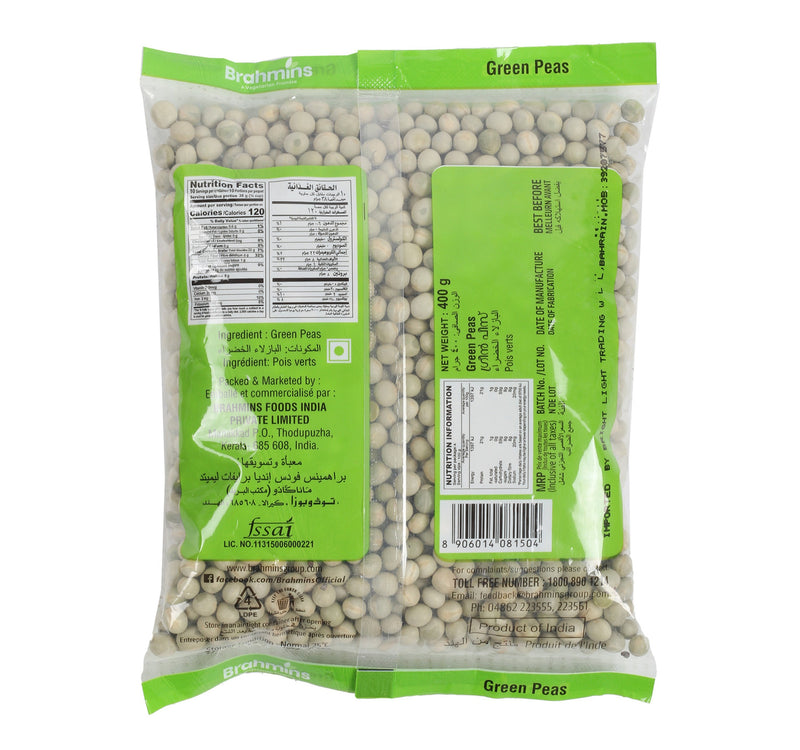 Brahmins Green Peas 400 g
