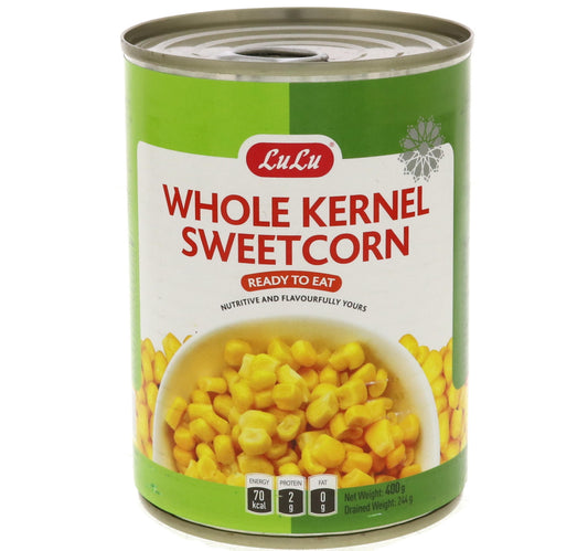 ذرة حلوة كاملة الحبة من لولو 400 غرام