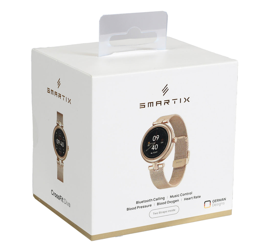 Smartix CrossFit Diva Smartwatch, Gold, SWF01
