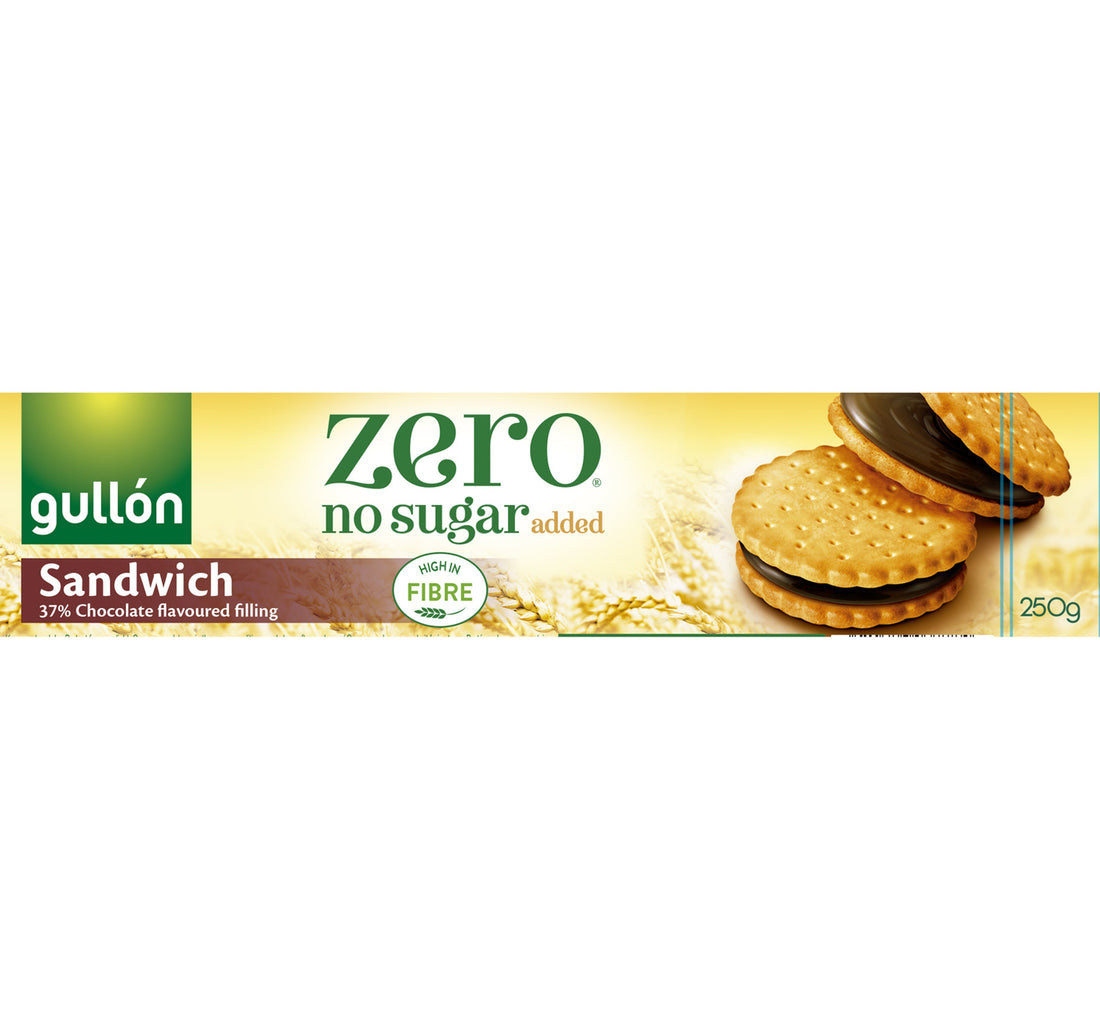 Gullon Sandwich Chocolate Flavoured Filling No Added Sugar 250 g