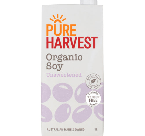 Pureharvest Unsweetened Organic Soy Milk 1 Litre