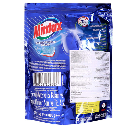 Mintax Dishwashing Tablets 50pcs
