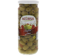 زيتون أخضر محشو أكورسا 285 جم