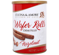 كوتشينا آند أموري بسكويت الويفر المحشو بكريمة البندق 400 جم