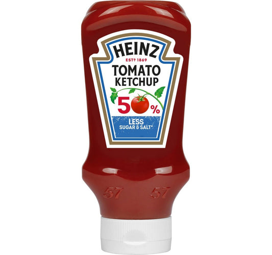 كاتشب طماطم هاينز قليل السكر والملح 400 مل