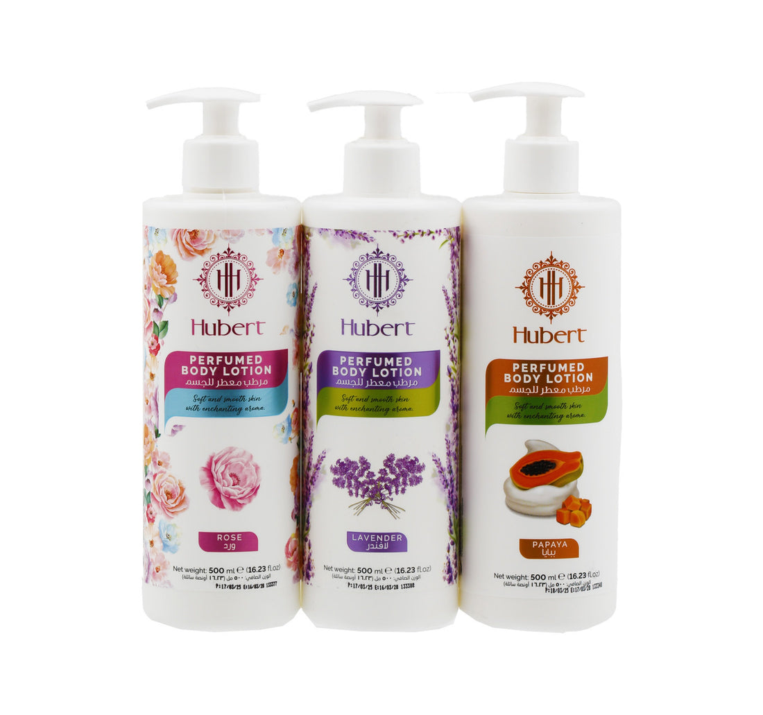 Hubert Perfumed Body Lotion Assorted 3 x 500 ml