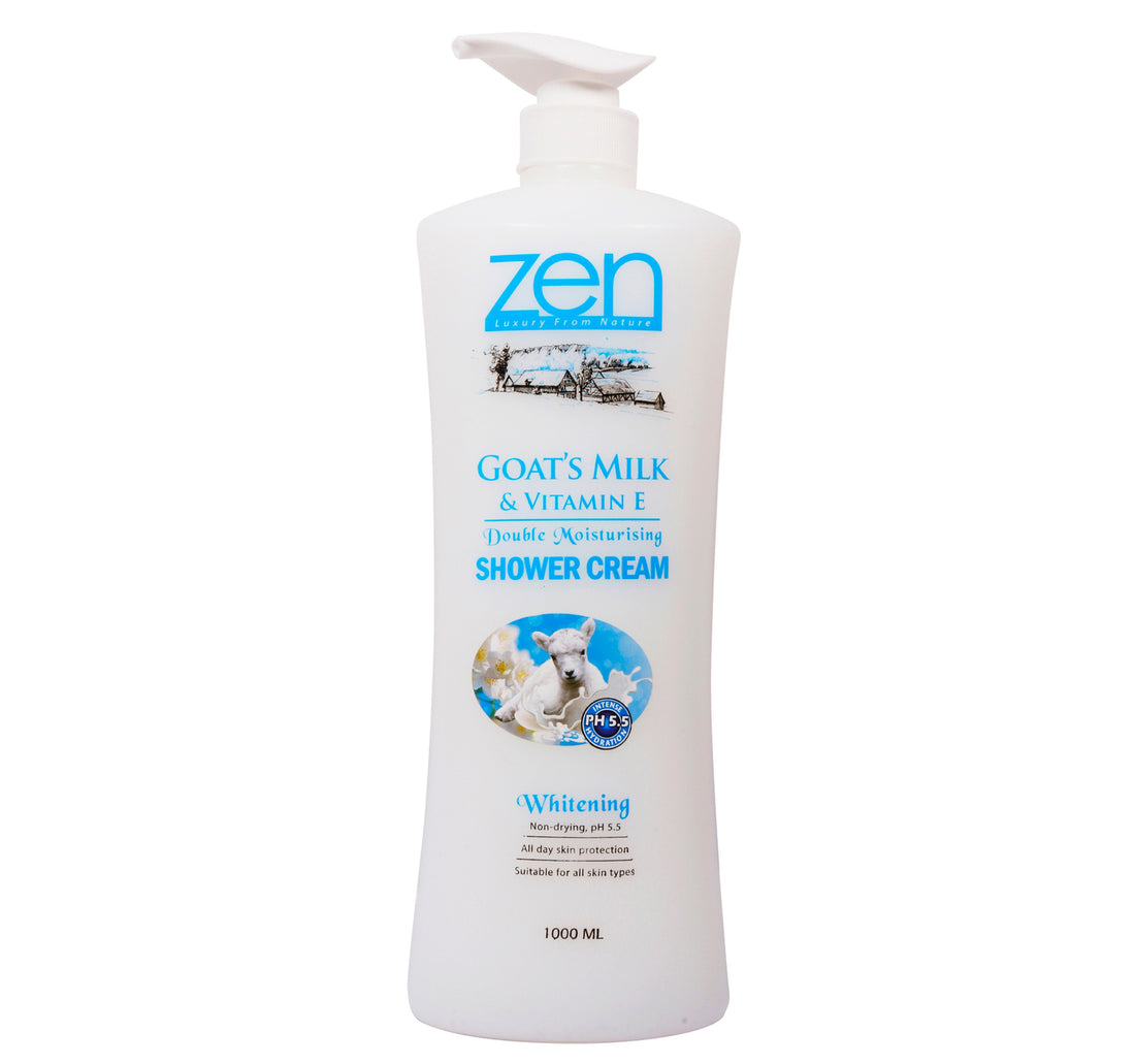 Zen Shower Cream Goat's Milk & Vitamin E 1 Litre