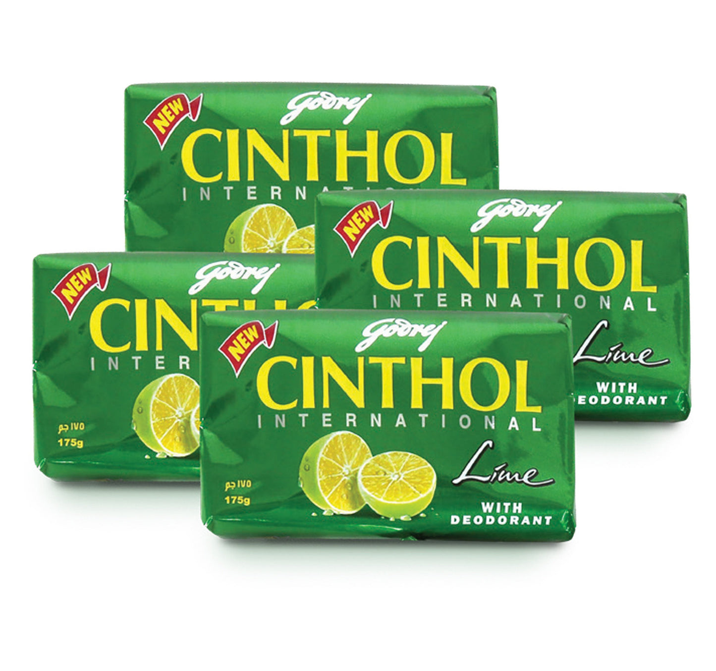 Cinthol Lime Soap Value Pack 4 x 175 g