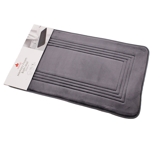 Maple Leaf Home Memory Foam Bath Mat, Assorted, SG-402