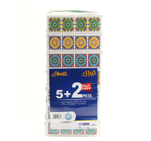 Awal Facial Tissue 5 x 150 pcs